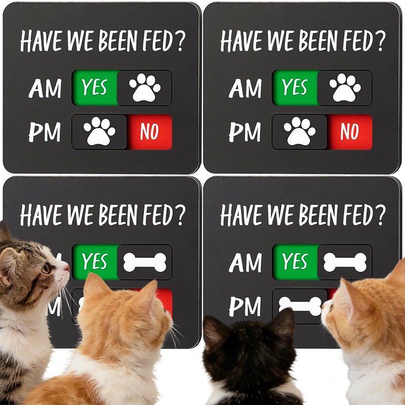 Commercial Kitchen Fridge - 4/1PCS Magnetic Cat Dog Pets Feeding