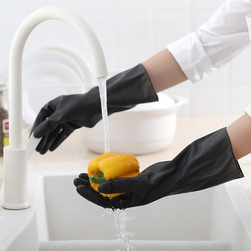 1 Pair Black Gloves Home Washi - مراجعة Commercial Kitchen Gloves وسعره