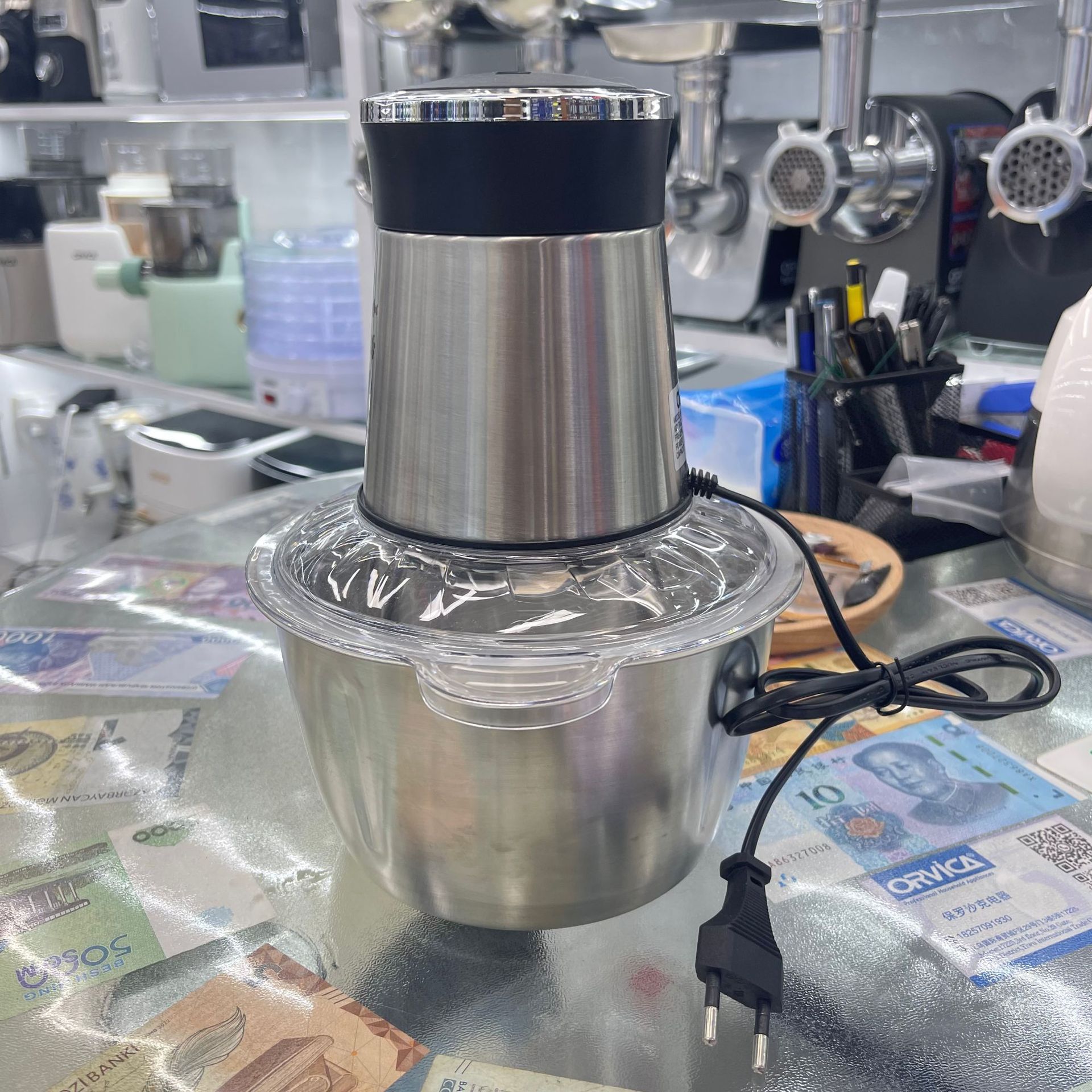 Hot Sale 2L Electric Meat Grin - مراجعة Meat Grinder Electric وسعره