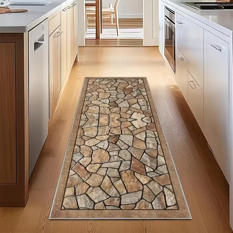 Modern Kitchen Runner Rug Ston - مراجعة Commercial Kitchen Tile Flooring وسعره
