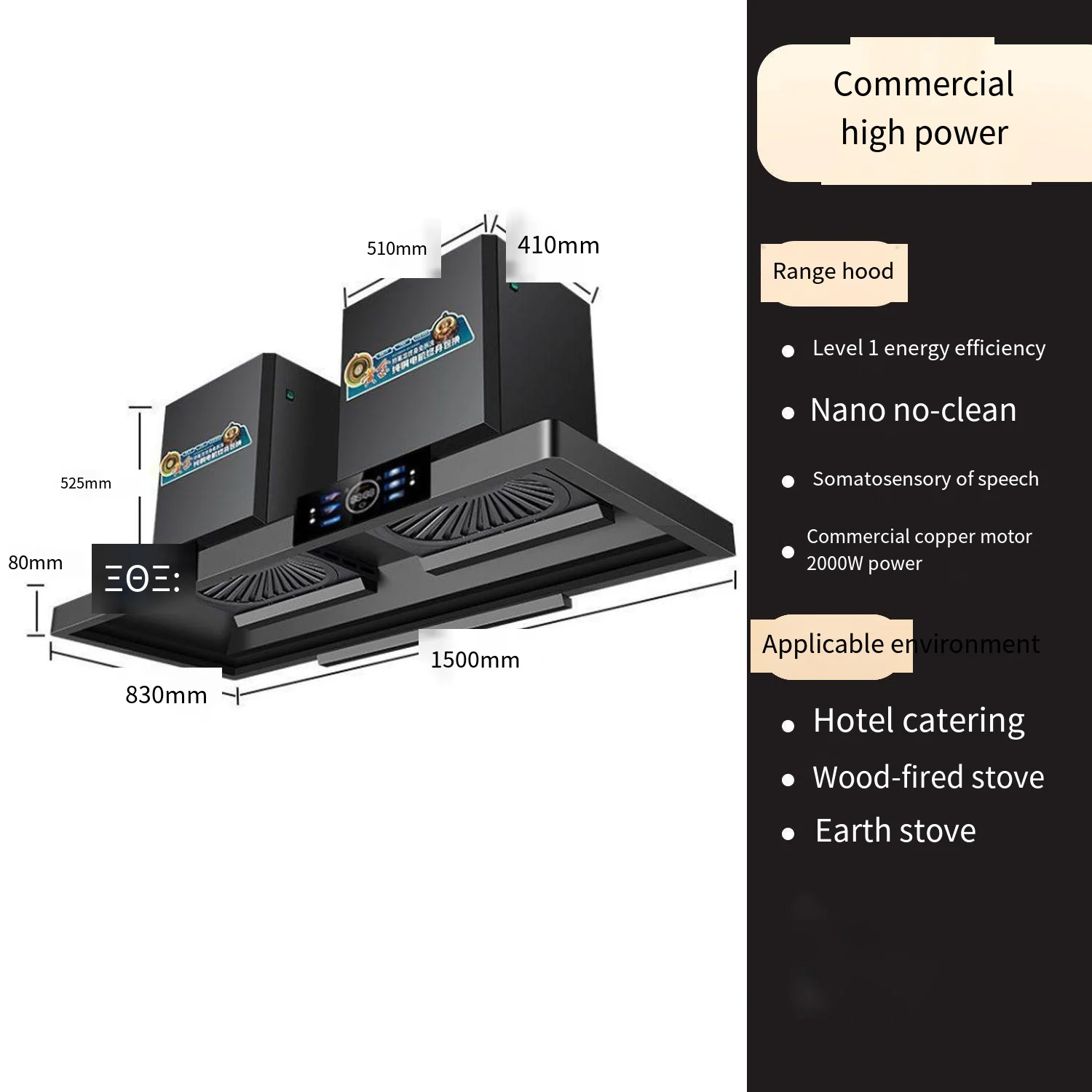 -for OEM  Hood Household Comme - مراجعة Range Commercial Kitchen وسعره