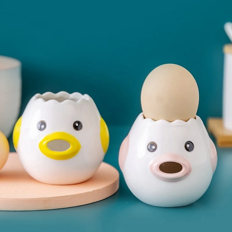 Egg White Separator Cute Chick - مراجعة Commercial Kitchen Utensil Holder وسعره