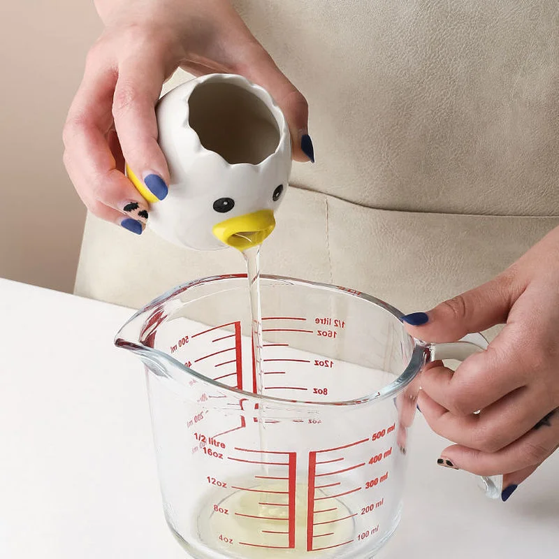Egg White Separator Cute Chick - مراجعة Commercial Kitchen Utensil Holder وسعره