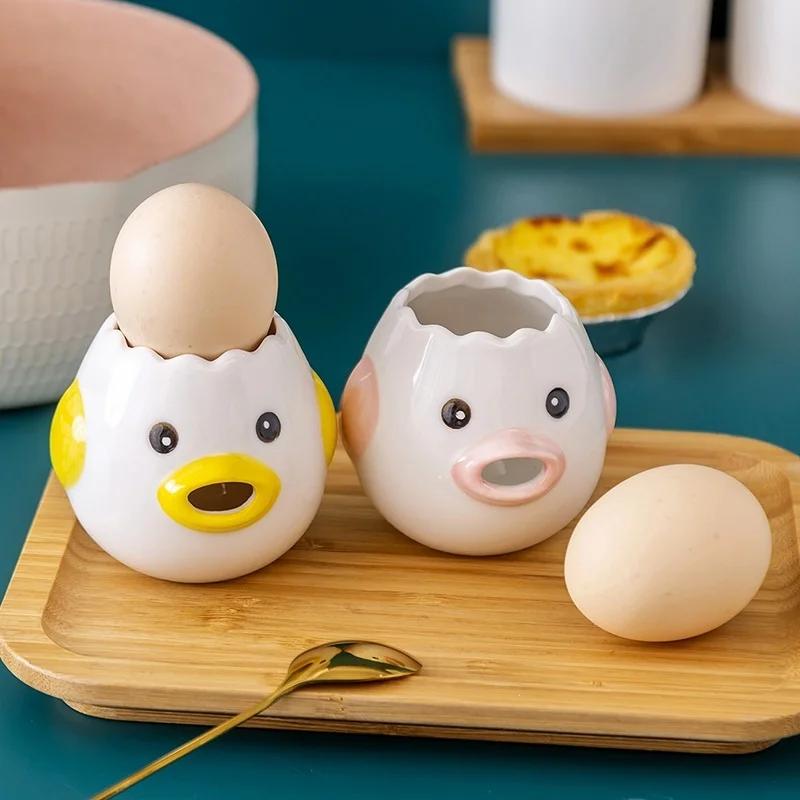 Egg White Separator Cute Chick - مراجعة Commercial Kitchen Utensil Holder وسعره