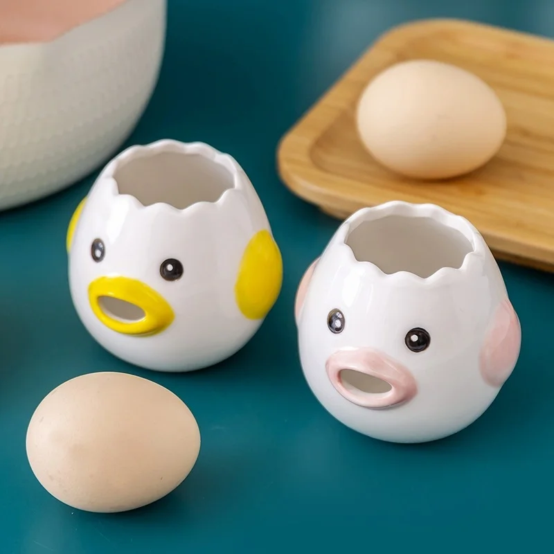 Egg White Separator Cute Chick - مراجعة Commercial Kitchen Utensil Holder وسعره