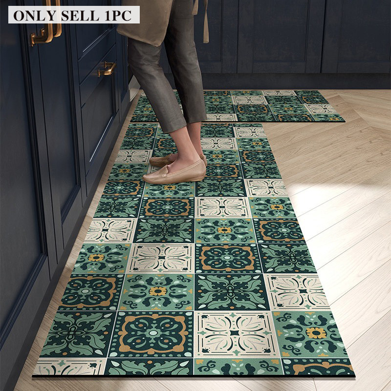 Kitchen Carpet Waterproof PVC  - مراجعة Commercial Kitchen Tile Flooring وسعره