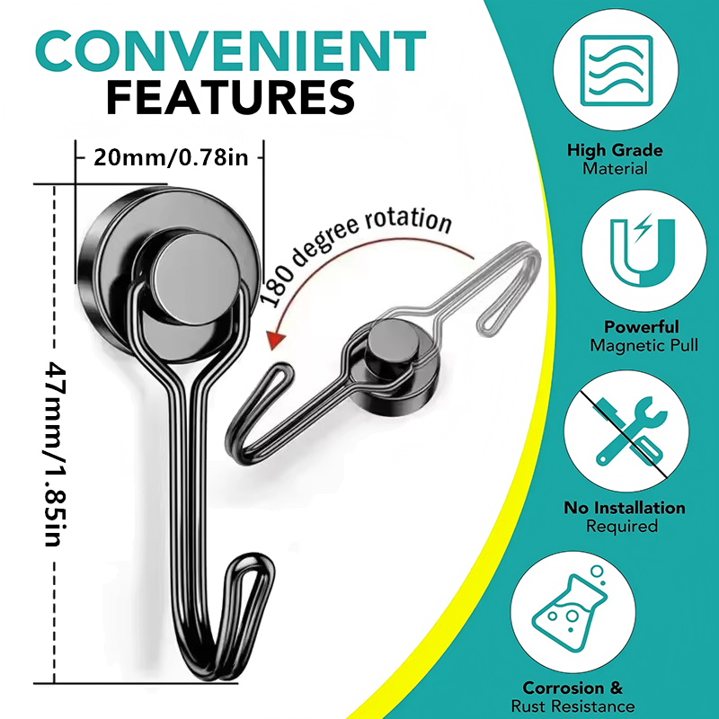 20mm Black Silver No-drill Mag - مراجعة Commercial Kitchen Fridge وسعره