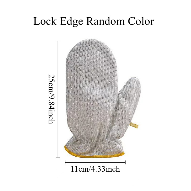 1/2PCS Silver Gloves Housework - مراجعة Commercial Kitchen Gloves وسعره