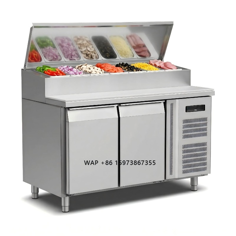 OEM Counter Fridge Sandwich Pr - مراجعة Commercial Kitchen Fridge وسعره