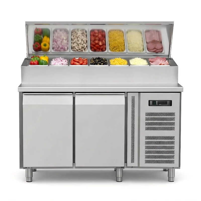 OEM Counter Fridge Sandwich Pr - مراجعة Commercial Kitchen Fridge وسعره