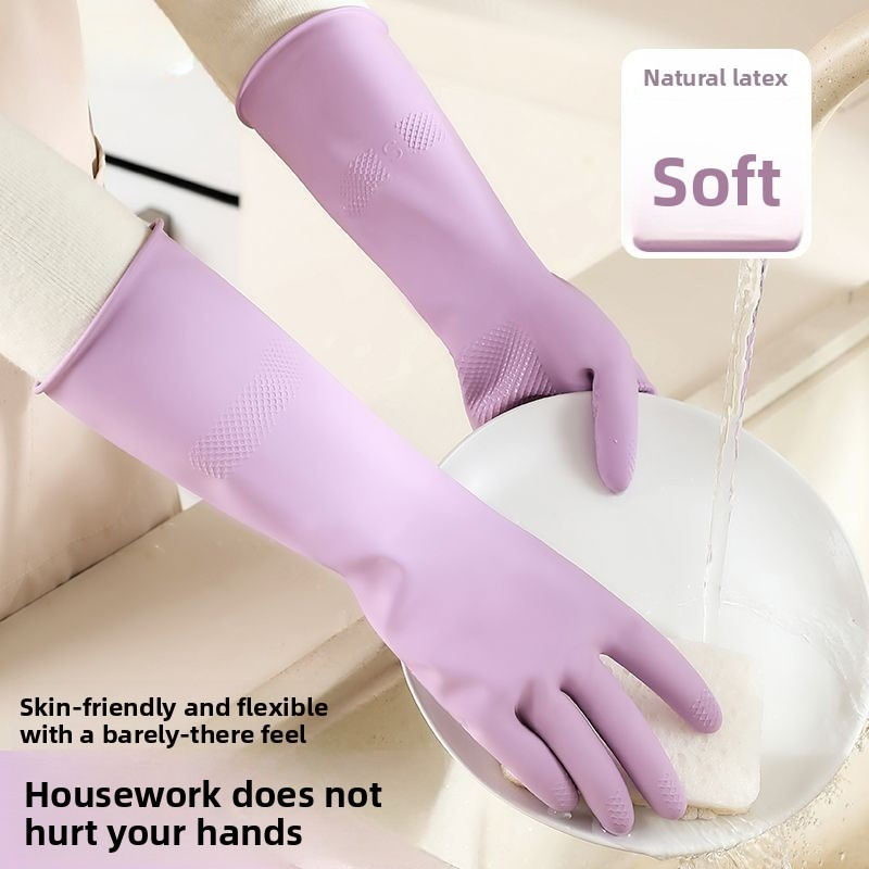 Latex Dish Washing Gloves,with - مراجعة Commercial Kitchen Gloves وسعره