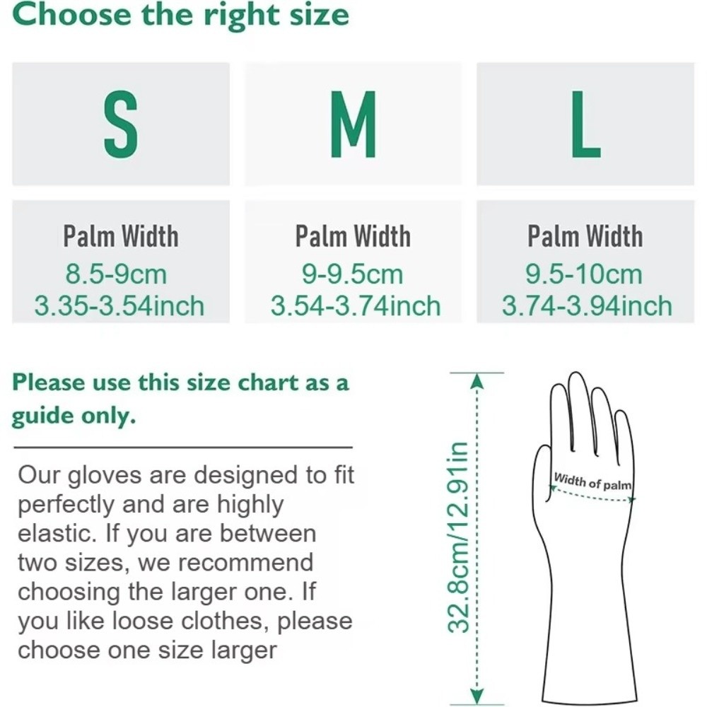 Latex Dish Washing Gloves with - مراجعة Commercial Kitchen Gloves وسعره