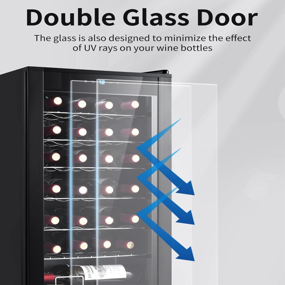 COOLER 28 Bottle Compressor Wi - مراجعة Commercial Kitchen Fridge وسعره