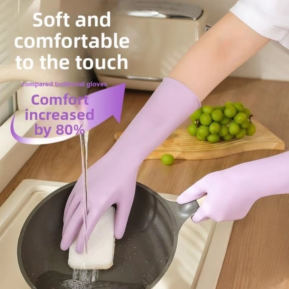 Latex Dish Washing Gloves with - مراجعة Commercial Kitchen Gloves وسعره
