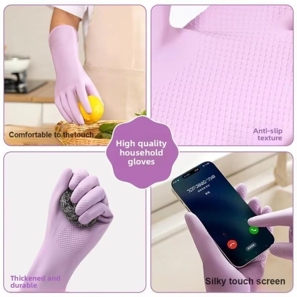 Latex Dish Washing Gloves with - مراجعة Commercial Kitchen Gloves وسعره