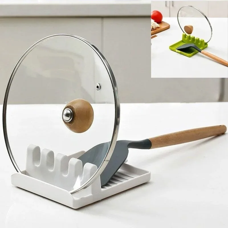 Pan Lid Holder Supports Spoons - مراجعة Commercial Kitchen Utensil Holder وسعره