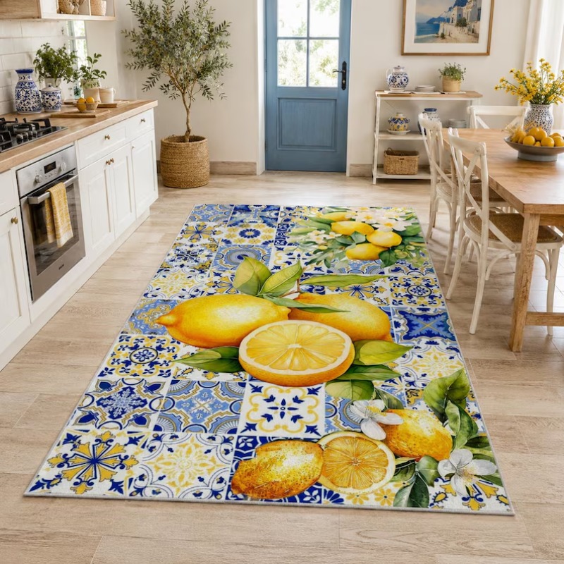 Bright Summer Mediterranean Le - مراجعة Commercial Kitchen Tile Flooring وسعره