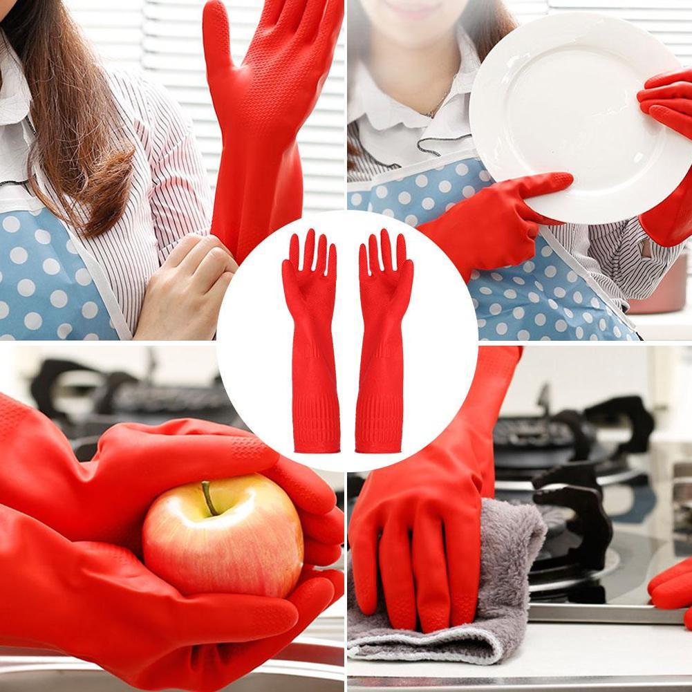 Kitchen Red Gloves Washing Dis - مراجعة Commercial Kitchen Gloves وسعره