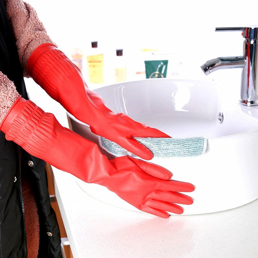 Kitchen Red Gloves Washing Dis - مراجعة Commercial Kitchen Gloves وسعره