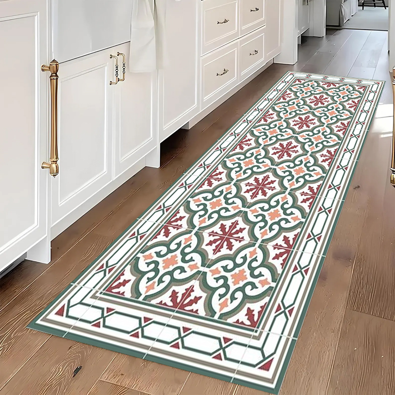 Vintage Floral Tile Pattern Ca - مراجعة Commercial Kitchen Tile Flooring وسعره