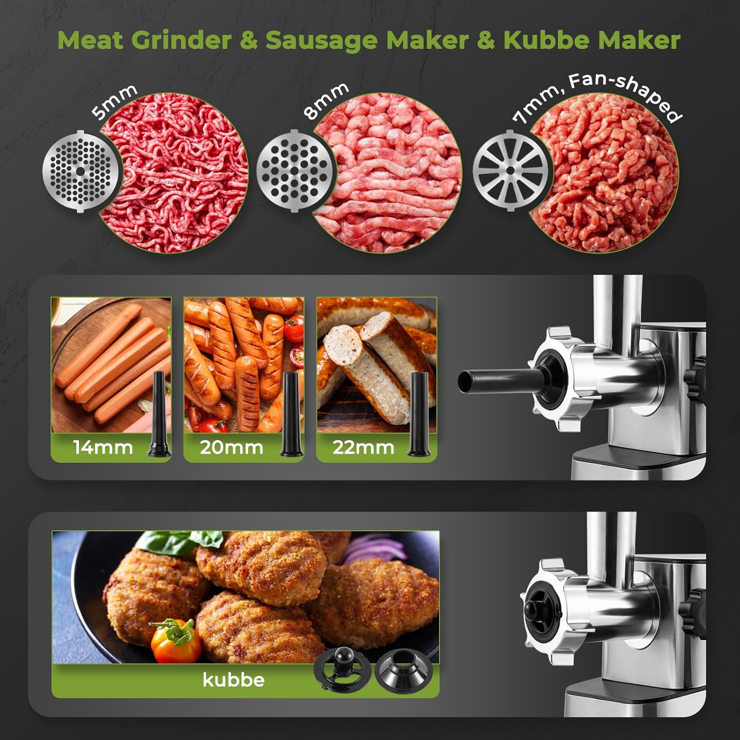 3200W Electric Meat Grinder &  - مراجعة Meat Grinder Electric وسعره
