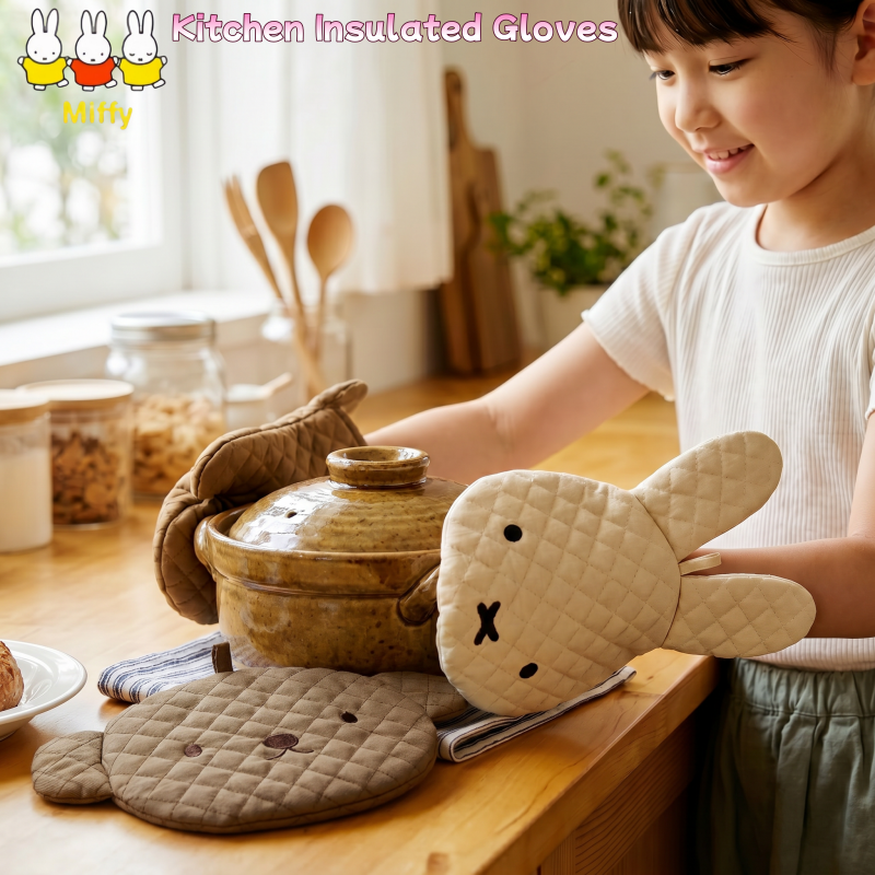 Kawaii Miffy Insulated Kitchen - مراجعة Commercial Kitchen Gloves وسعره