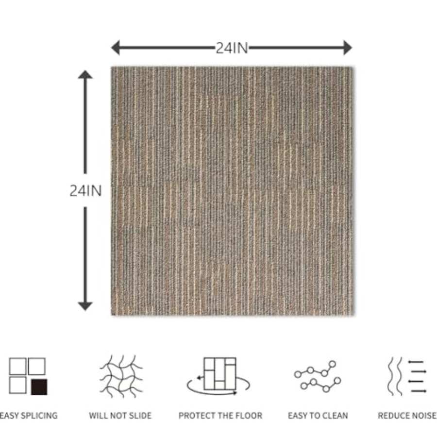 Commercial Carpet Tiles, 24 x  - مراجعة Commercial Kitchen Tile Flooring وسعره