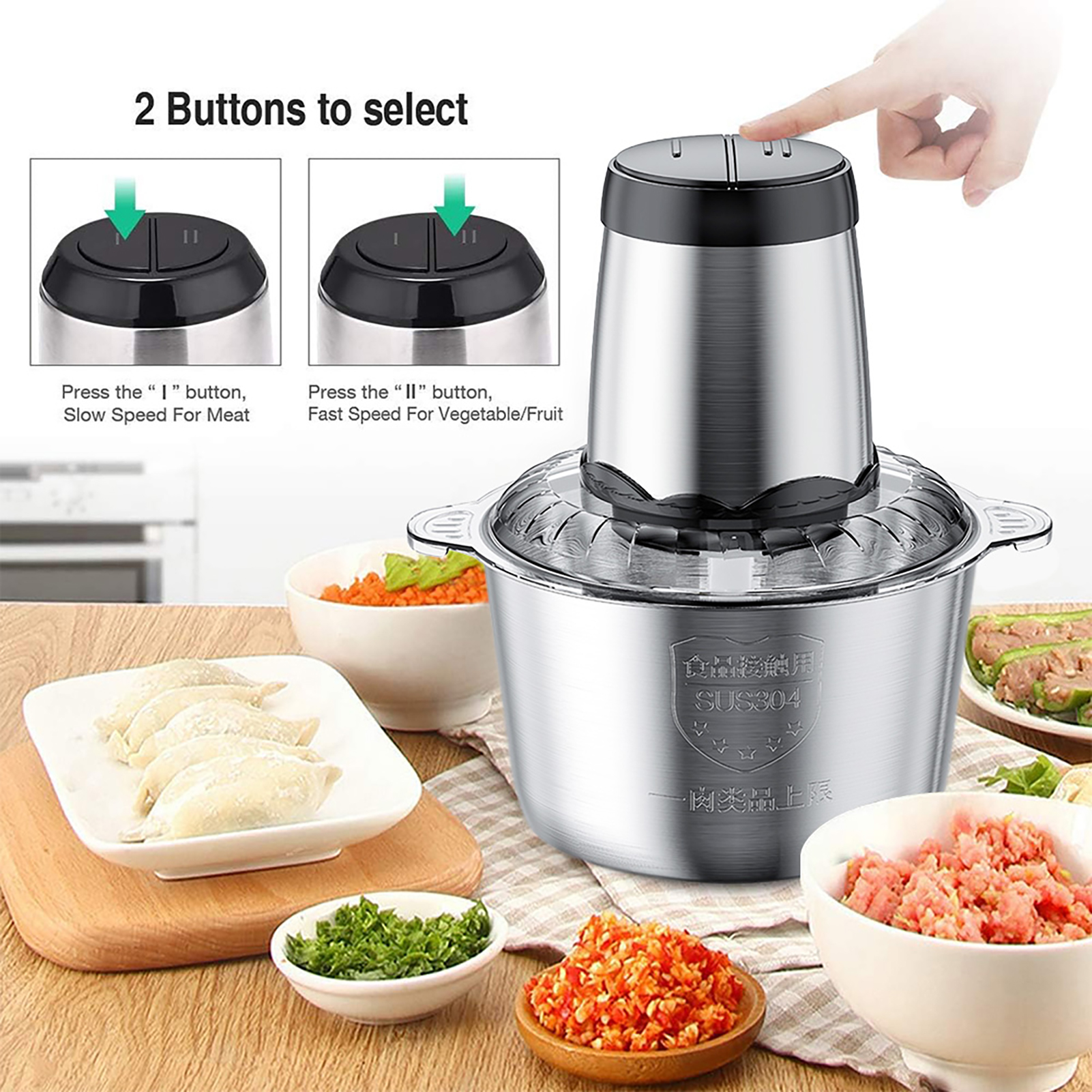 Electric Food Processor/Food C - مراجعة Meat Grinder Electric وسعره