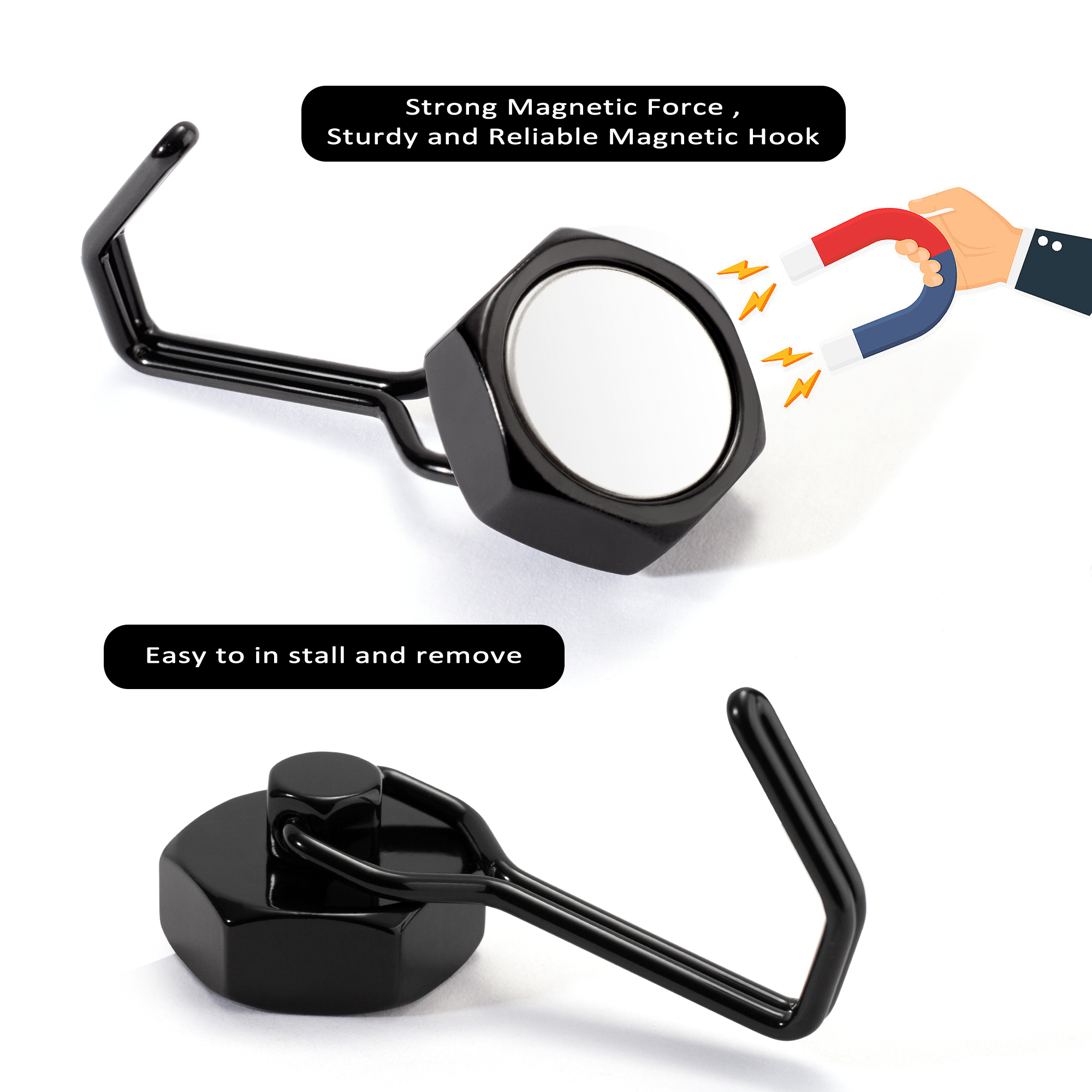 2PCS Strong Magnetic Hooks Sto - مراجعة Commercial Kitchen Fridge وسعره