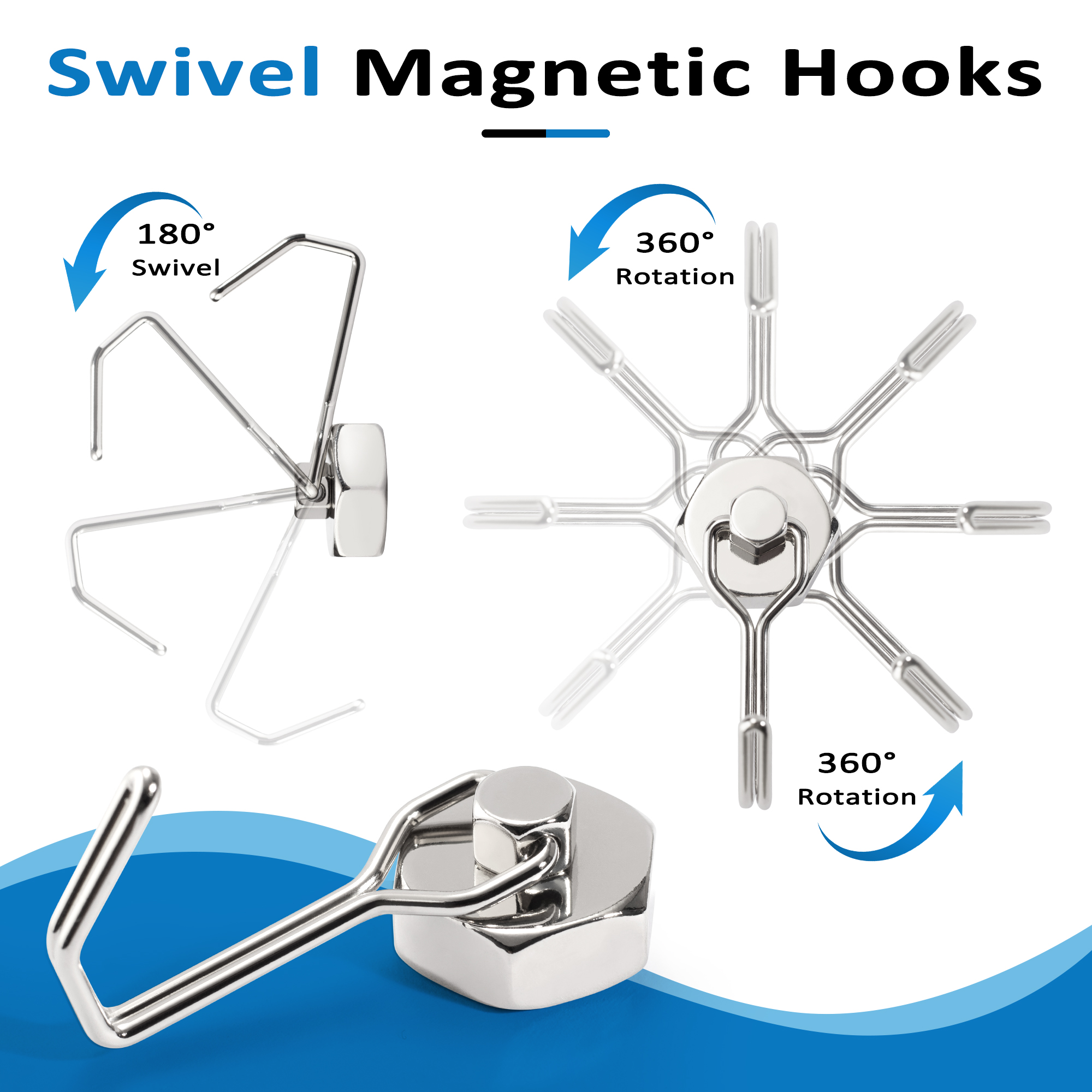 2PCS Strong Magnetic Hooks Sto - مراجعة Commercial Kitchen Fridge وسعره