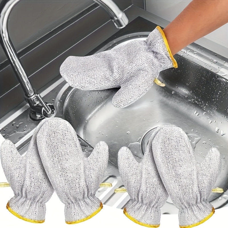 2pcs Multifunctional Wire Clea - مراجعة Commercial Kitchen Gloves وسعره