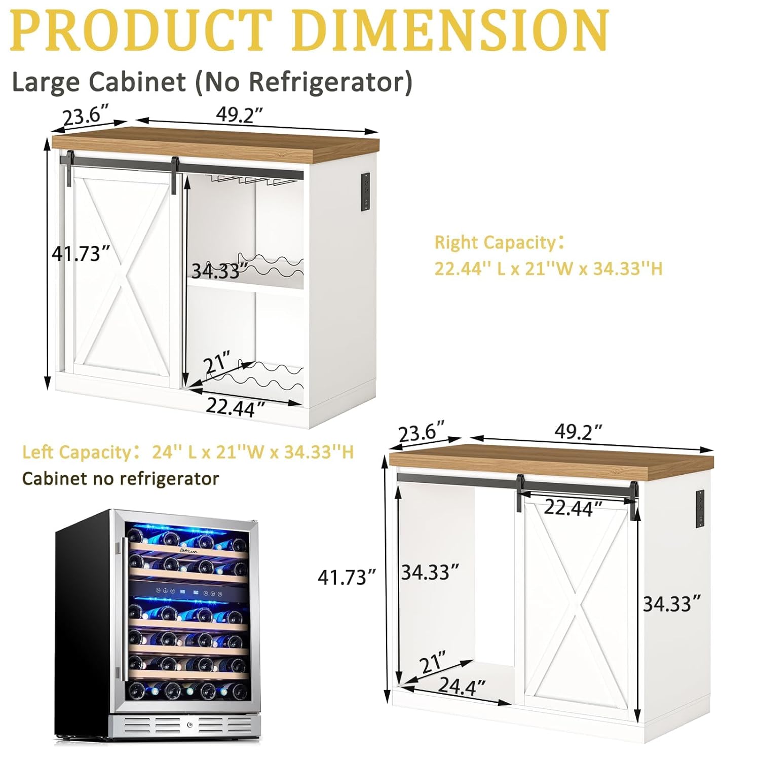 Customizable Coffee Bar Cabine - مراجعة Commercial Kitchen Fridge وسعره