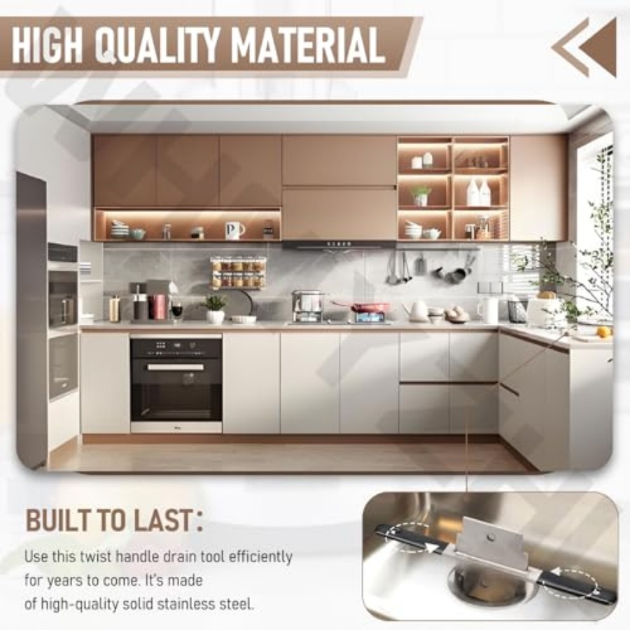 Waste Drain Tool for 3 Tier Si - مراجعة Commercial Kitchen Plumbing وسعره