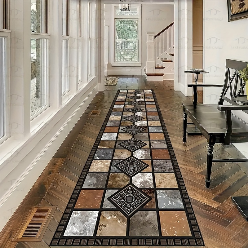 VIKAMA Rustic Geometric Tile P - مراجعة Commercial Kitchen Tile Flooring وسعره