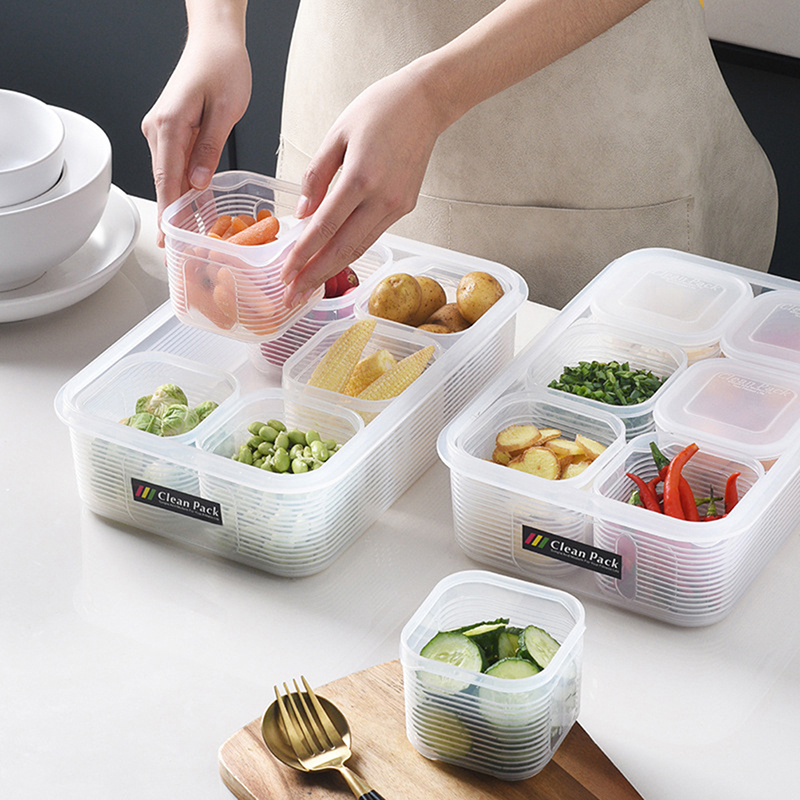 Fridge Organizer Containers Ve - مراجعة Commercial Kitchen Utensil Holder وسعره