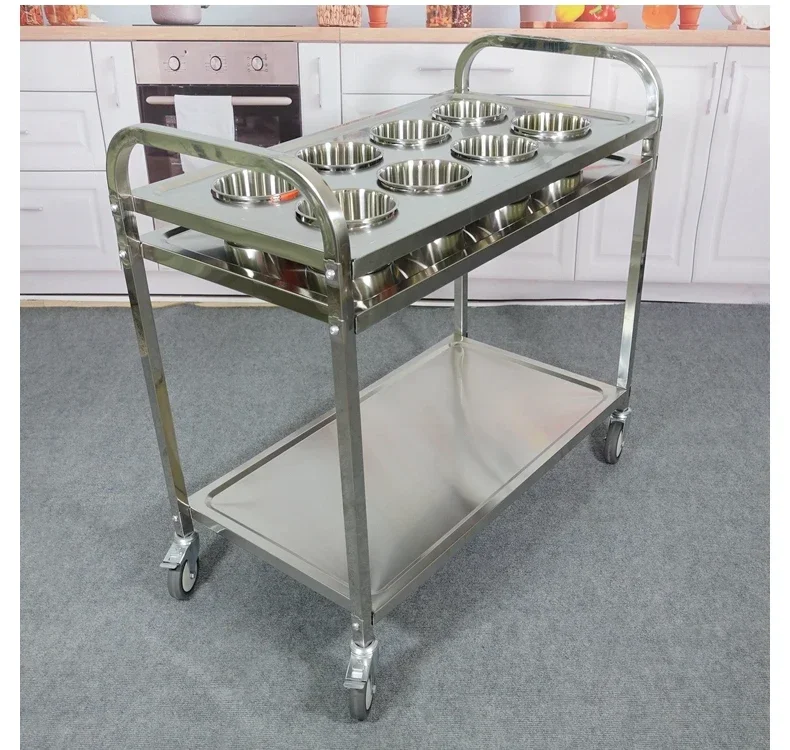 Stainless steel two-layer mobi - مراجعة Commercial Kitchen Plumbing وسعره