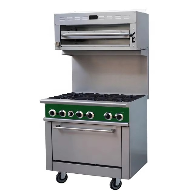 Gas Stove Perfex Gas 6 Burner  - مراجعة Range Commercial Kitchen وسعره